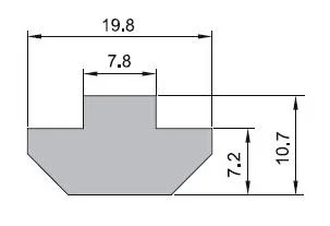 Connector Link-8-8-40 for The Straight-Line Extension Connection